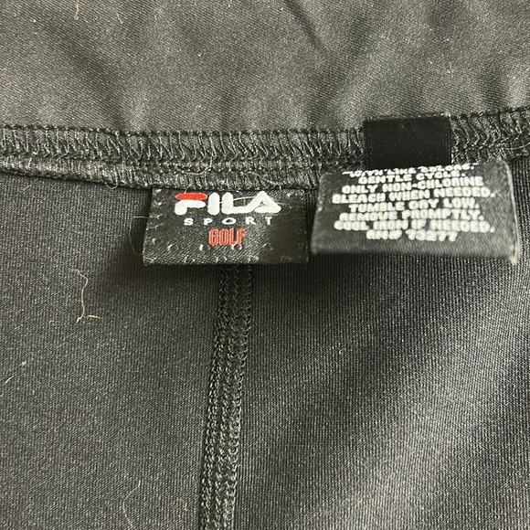 FILA Sport Golf Black Skort with shorts, Size 14, 100% Polyester. ECU - Picture 7 of 11